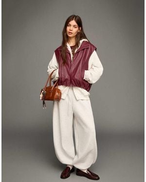 Bershka Gilet - Rosso