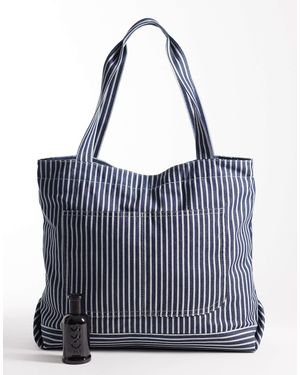 ASOS Cabas à rayures - Bleu