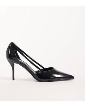 SIMMI Simmi London Wide Fit Shelli Pointed Court Shoe - Black