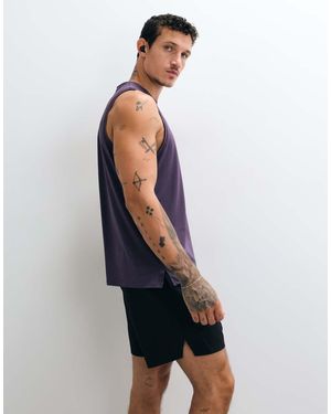 4505 Performance Mesh Quick Dry Running Tank - Blue