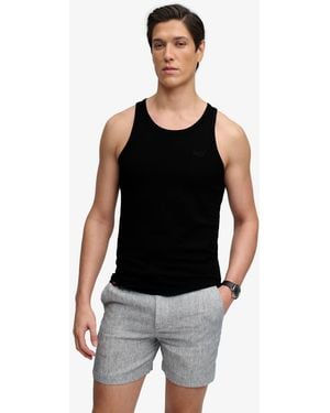 Superdry Unbrushed Essential Logo Vest - Black