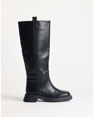 TOPSHOP Lauren Stivale Al Ginocchio Con Suola Spessa - Nero