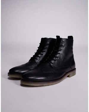 ASOS Lace Up Boots - Black
