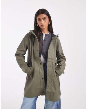ONLY Hooded Raincoat - White