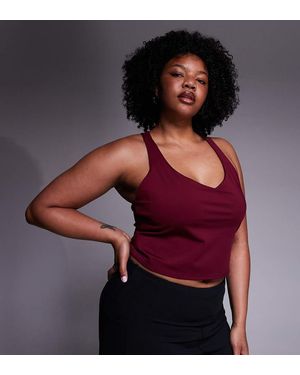 4505 Curve Active Vest With Inner Bra - Red