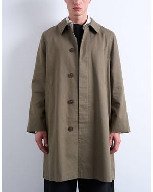 TOPMAN – mantel aus baumwoll-canvas - Weiß