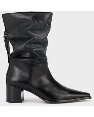 Vagabond Shoemakers Giselle Slouchy Ankle Boots - Black