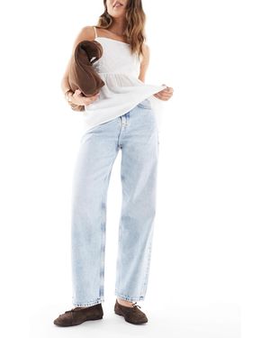 Calvin Klein – barrel-leg-jeans - Blau