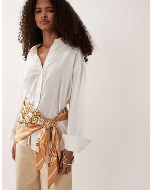 ASOS Large Scarf - Natural