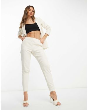 Vila Tailored Tapered Trouser Co-ord - White