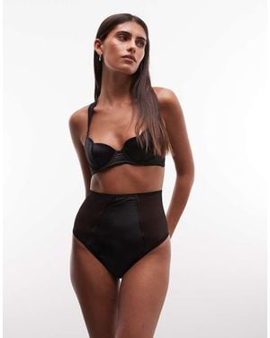 ASOS Rita Slip A Vita Alta - Rosso