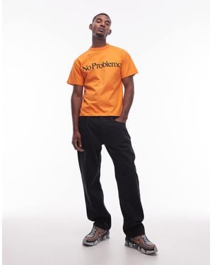 No Problemo baggy Jeans - Orange