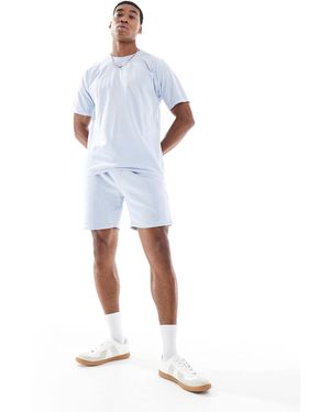 Another Influence – lässig geschnittene shorts - Blau