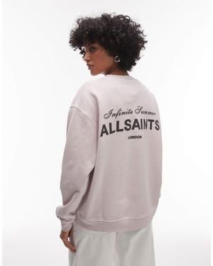AllSaints Soleil Etta Sweat - Grey