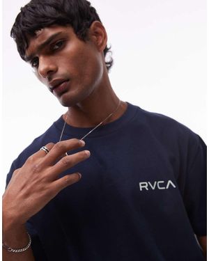 RVCA Prmtvo Light Dose Short Sleeve T Shirt - Blue