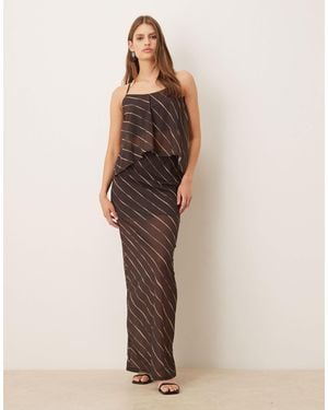 ASOS Co-Ord Maxi Skirt - Natural