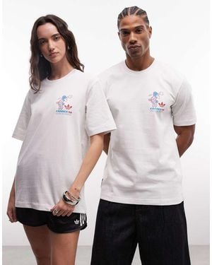 adidas Originals Adidas Football World Cup France 98 Mascot T-Shirt - White