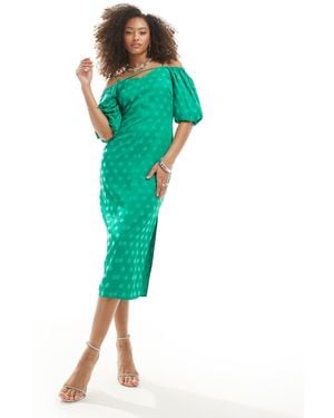 Closet Midi Pencil Dress - Green