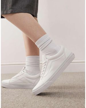 Vans Zapatillas Blancas Old Skool De - Azul