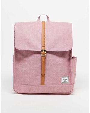 Herschel Supply Co. Mochila Rosa Con Tira Tostada City De