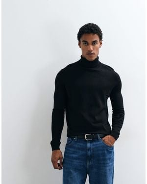 New Look Strickpullover mit rollkragen - Blau
