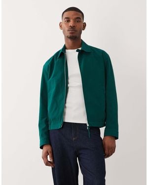 ARKET Blouson en pur coton - Vert