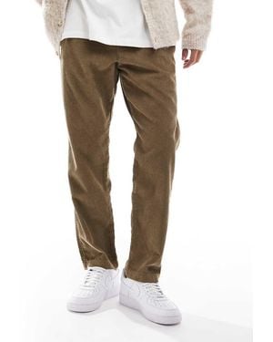 Jack & Jones Kane Relaxed Drawstring Waist Cord Trousers - Natural