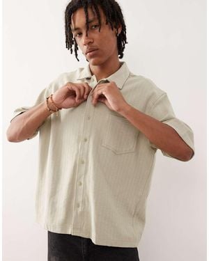 Weekday Waffle Shirt - Natural