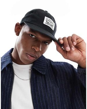 Levi's Heritage Label Logo Relaxed Dad Baseball Cap - Blue
