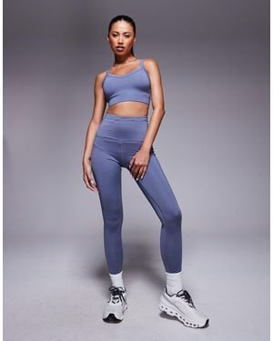 4505 Run High Waist legging With Zip Phone Pocket - Purple