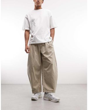 Weekday Pantaloni A Cilindro Facili Da Indossare - Neutro