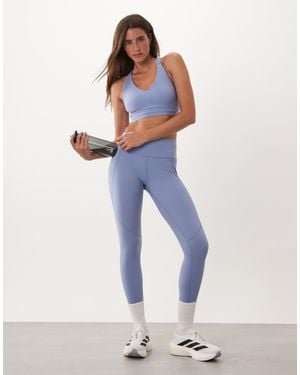 Sweaty Betty Power Leggings Da Allenamento 7/8 Slavato - Blu