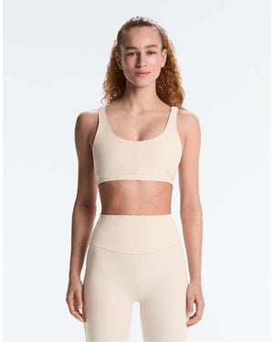 Oysho Comfortlux Rib Top - Natural