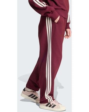 adidas Originals Adidas kit 3-streifen lockere hose mit bündchen - Rot