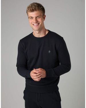 French Connection Cotton Blend Crew Neck Sweatshirt - Grey