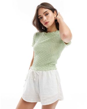 Aware Textured Baby T-shirt - Green