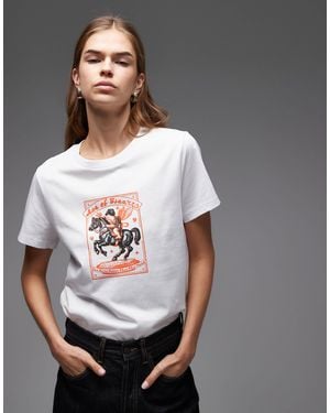 ASOS Relaxed Baby Tee With Ace Of Hearts Matchbox Graphic - Grey