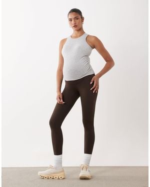 4505 Maternity Icon High Waist Yoga leggings - Natural