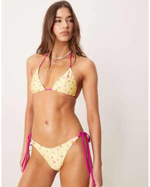 Bright Swimwear Bright Swim Melody Paradise Tie Side Bikini Bottom - Red