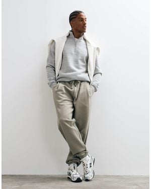 ASOS Premium Heavyweight 400gsm Oversized Tuck jogger - Gray