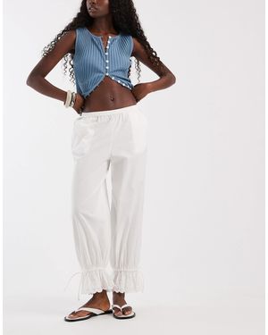 JJXX Bloomer en broderie anglaise écru - Blanc