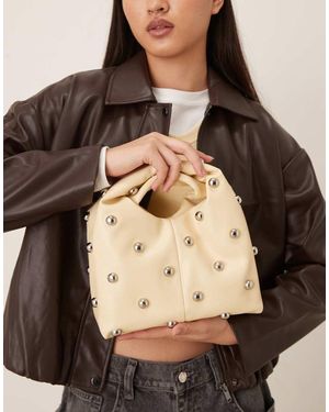 Gina Tricot Studded Purse - Brown