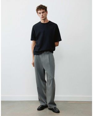 Pull&Bear Schmal geschnittene hose mit abnähern - Grau