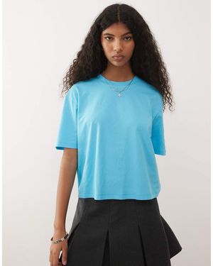 Collusion Boxy Short Sleeve T-shirt - Blue