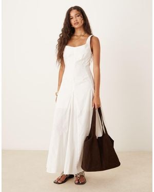ASOS Vestito Midi Stretto - Neutro