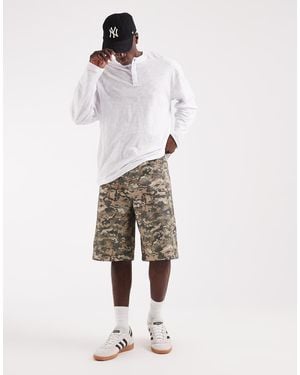 ASOS Longer Length Jorts - Natural