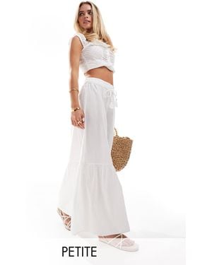 Vero Moda Boho Maxi Skirt - White