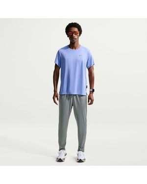 Nike Nike Corsa Da Uomo Miler Dri-Fit Pantaloni - Blu