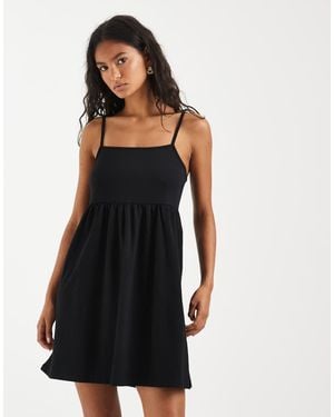 Pieces Mini Babydoll Cami-Jurk - Wit