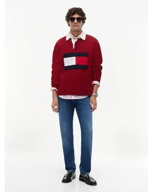 Tommy Hilfiger Denton Whiskered Slim Straight Leg Jeans